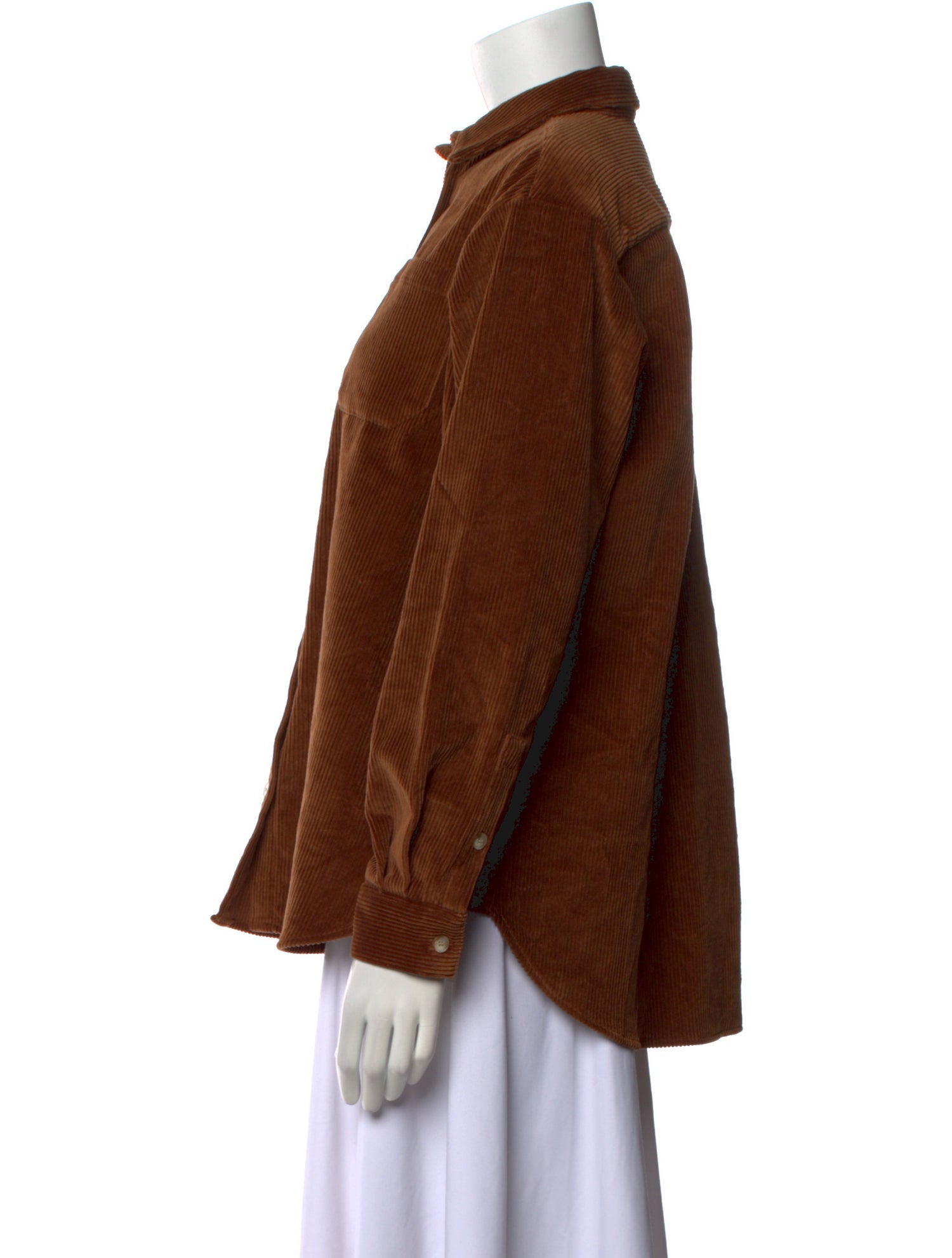 Sézane Long Sleeve Button-Up Top